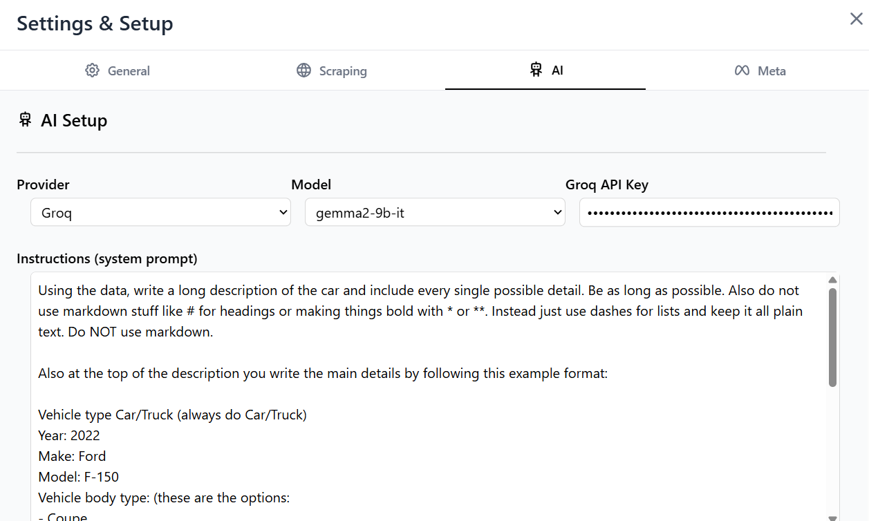 Inspect element example